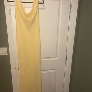 Peppermayo Yellow Cowl Neck Maxi Dress – Size Small (AU/UK 8, US 4)
